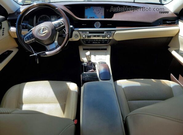 58ABK1GG4GU004636 2016 LEXUS ES Black Вид панелі приладів