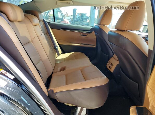 58ABK1GG4GU006855 2016 LEXUS ES Black Вид задніх сидінь