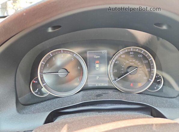 58ABK1GG4GU011649 2016 LEXUS ES Black ხელსაწყოთა პანელის ხედი