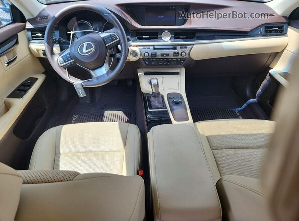 58ABK1GG4GU011649 2016 LEXUS ES Black წინა პანელის ხედი