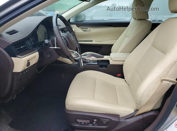 58ABK1GG4JU082941 2018 LEXUS ES Silver Вид салону спереду