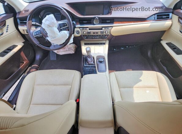 58ABK1GG4JU105957 2018 LEXUS ES Blue წინა პანელის ხედი