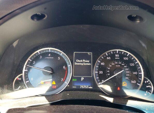 58ABK1GG5HU036092 2017 LEXUS ES Black Widok zestawu wskaźników