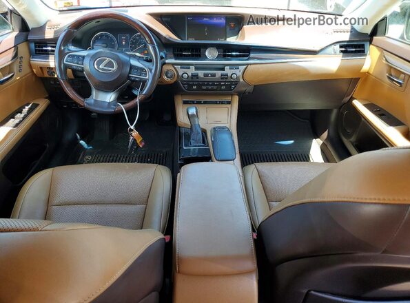 58ABK1GG5HU036092 2017 LEXUS ES Black Widok deski rozdzielczej