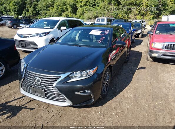 58ABK1GG5HU041468 2017 LEXUS ES 350 Black Առջևի ձախ երեք քառորդ տեսարան