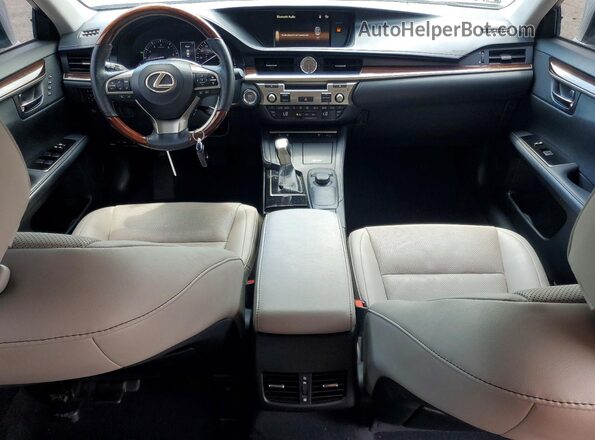 58ABK1GG5HU058772 2017 LEXUS ES Silver Вид панелі приладів