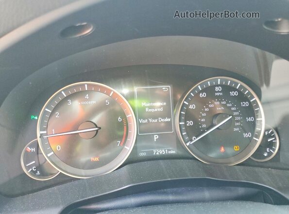 58ABK1GG5HU058772 2017 LEXUS ES Silver Вид щитка приладів