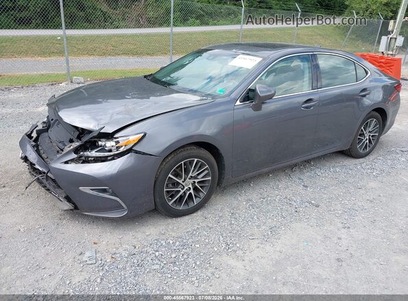 58ABK1GG5HU061851 2017 LEXUS ES 350 Gray წინა მარცხენა ხედი სამი მეოთხედიდან