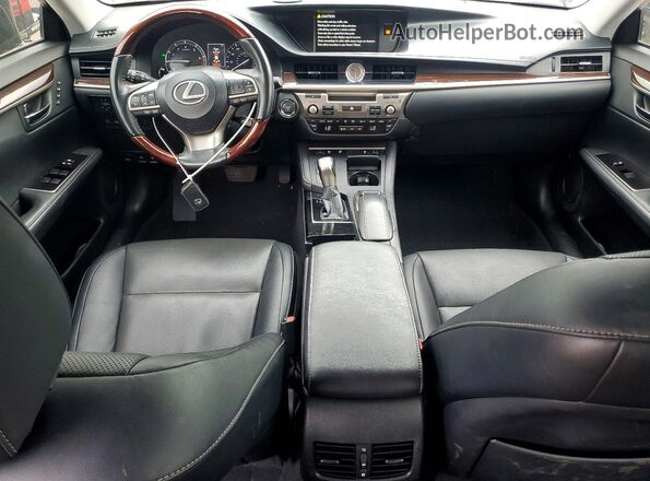 58ABK1GG5HU074275 2017 LEXUS ES Черный Вид панели приборов