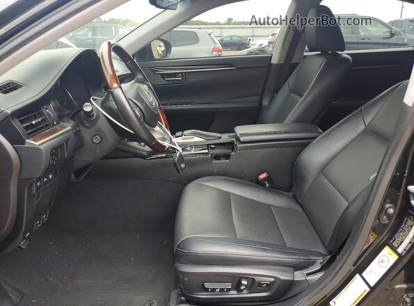 58ABK1GG5HU074275 2017 LEXUS ES Черный Вид салона спереди