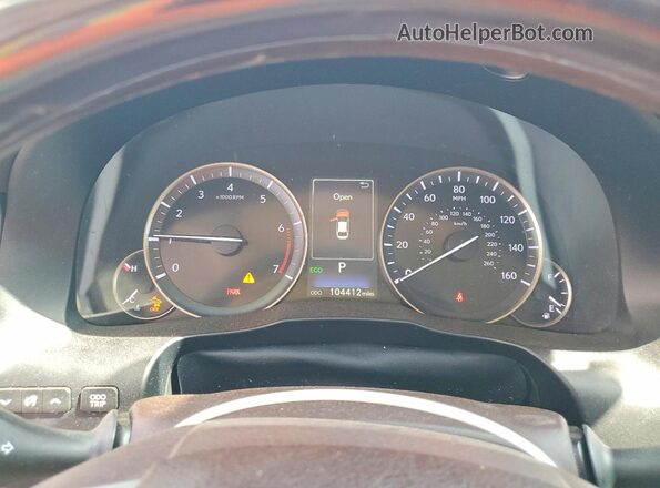 58ABK1GG6HU038448 2017 LEXUS ES Black Vista del cuadro de instrumentos