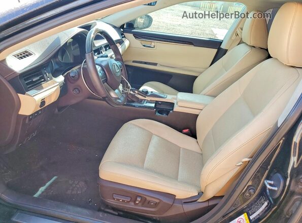 58ABK1GG6HU038448 2017 LEXUS ES Black Vista interior delantera