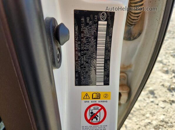 58ABK1GG6JU094976 2018 LEXUS ES White Вид підкапотного простору