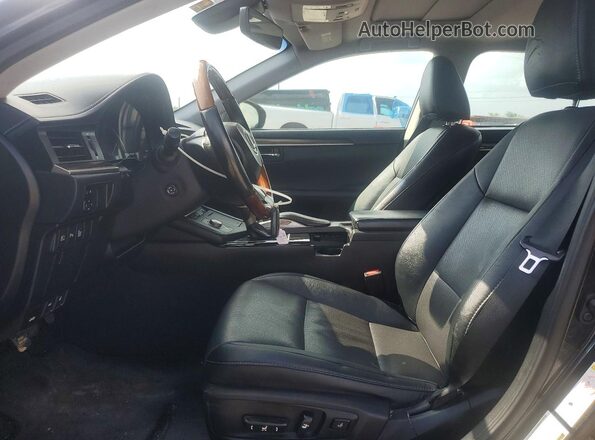 58ABK1GG7HU036403 2017 LEXUS ES Черный Вид салона спереди