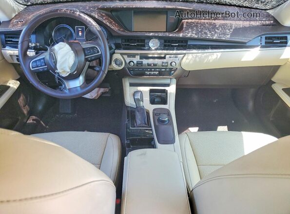 58ABK1GG7HU047675 2017 LEXUS ES White წინა პანელის ხედი