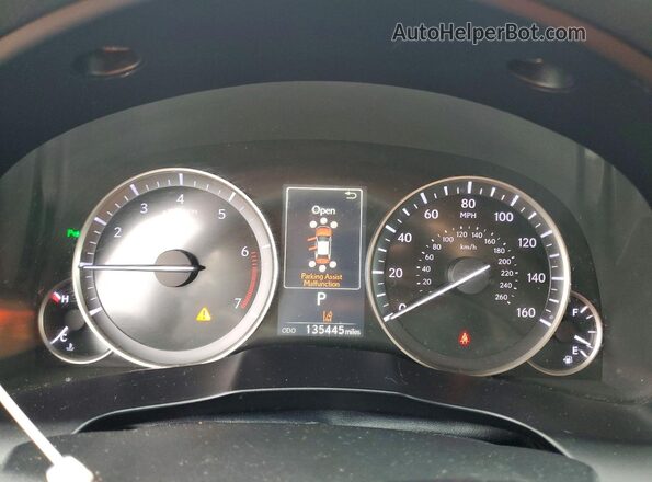 58ABK1GG7HU058238 2017 LEXUS ES Черный Вид щитка приборов
