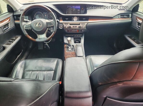 58ABK1GG7JU100252 2018 LEXUS ES Silver Вид панелі приладів