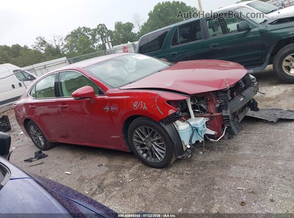 58ABK1GG7JU116841 2018 LEXUS ES 350 Red 360 interior view