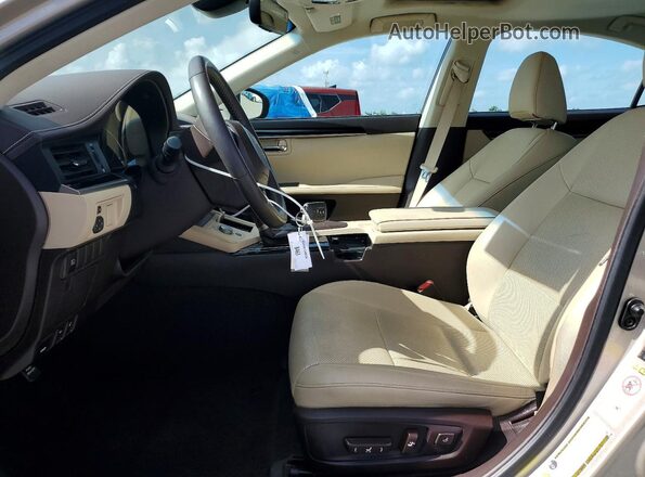 58ABK1GG8HU073685 2017 LEXUS ES Beige Front interior view