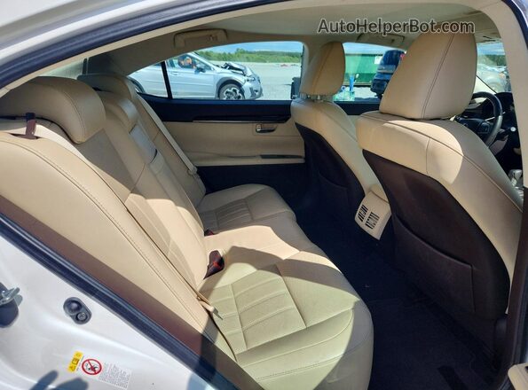 58ABK1GG9GU007063 2016 LEXUS ES Белый Вид задних сидений