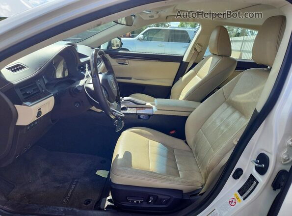 58ABK1GG9GU007063 2016 LEXUS ES Белый Вид салона спереди