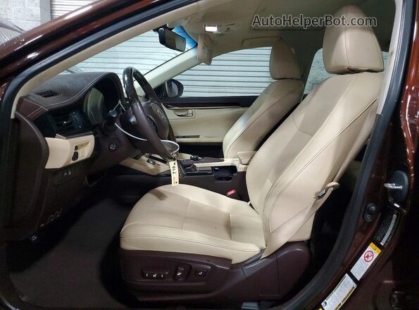 58ABK1GG9GU009749 2016 LEXUS ES Brown Front interior view