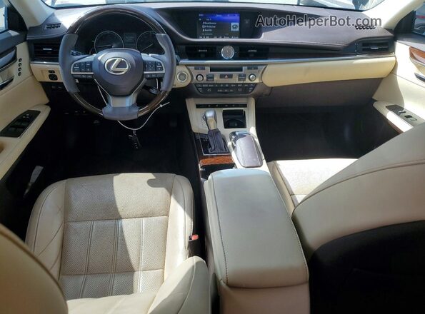 58ABK1GG9HU041778 2017 LEXUS ES Черный Вид панели приборов