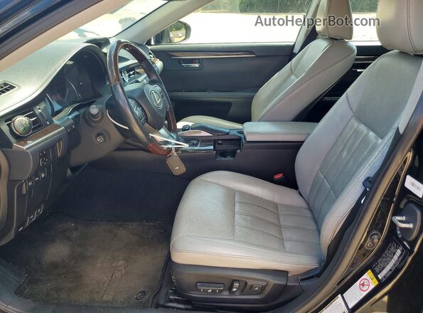 58ABK1GGXGU031730 2016 LEXUS ES Black Widok wnętrza z przodu