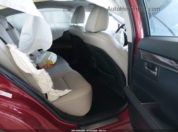 58ABK1GGXHU040302 2017 LEXUS ES 350 Red Vista de la etiqueta del VIN
