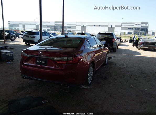 58ABK1GGXHU040302 2017 LEXUS ES 350 Red Trasero derecho