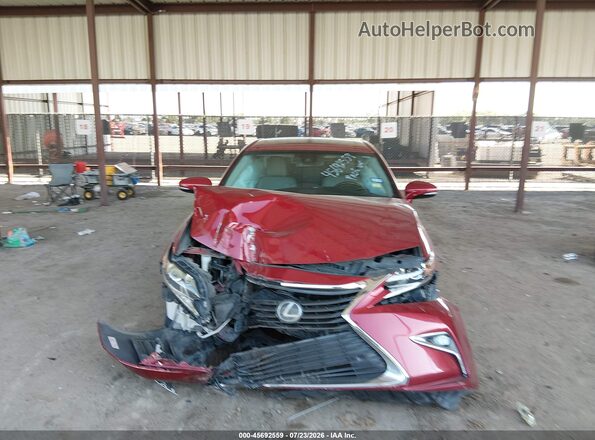 58ABK1GGXHU040302 2017 LEXUS ES 350 Red Vista del cuadro de instrumentos
