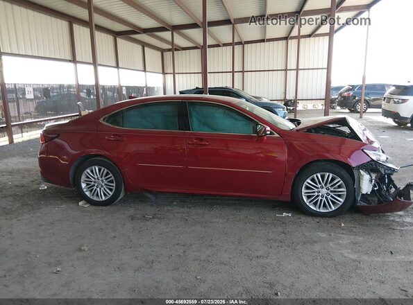 58ABK1GGXHU040302 2017 LEXUS ES 350 Red Vista interior trasera