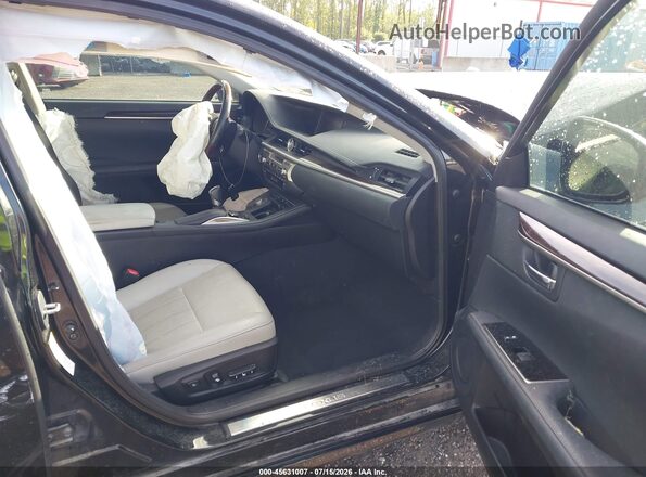 58ABK1GGXHU050652 2017 LEXUS ES 350 Черный Вид салона спереди