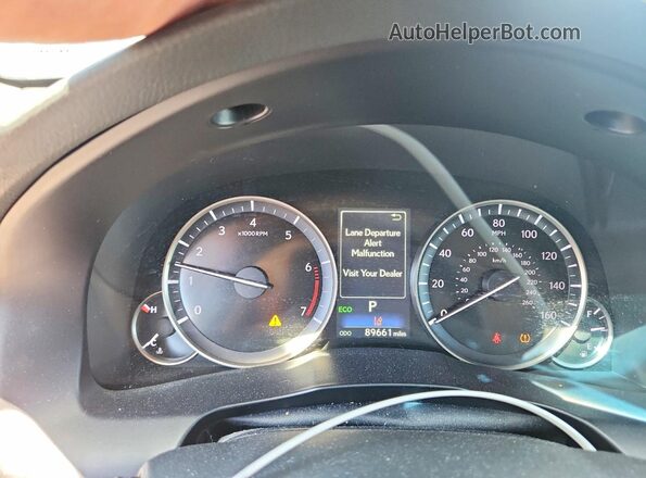 58ABK1GGXHU079391 2017 LEXUS ES Silver Widok zestawu wskaźników