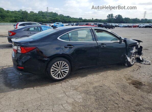 58ABK1GGXJU100648 2018 LEXUS ES Черный Задняя правая четверть