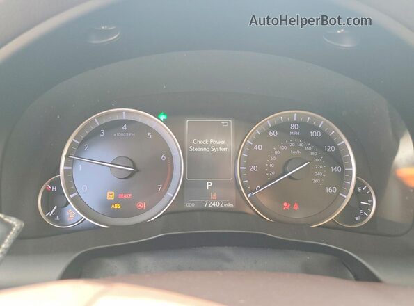 58ABK1GGXJU100648 2018 LEXUS ES Черный Вид щитка приборов