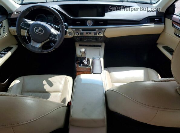 58ABK1GGXJU100648 2018 LEXUS ES Черный Вид панели приборов