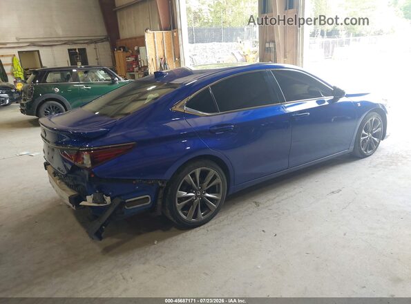 58ABZ1B11KU021577 2019 LEXUS ES 350 Синий Задняя правая четверть