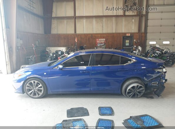 58ABZ1B11KU021577 2019 LEXUS ES 350 Синий Панорамный вид салона 360°