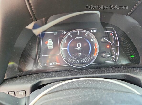 58ABZ1B11KU048696 2019 LEXUS ES Tan Vista del cuadro de instrumentos