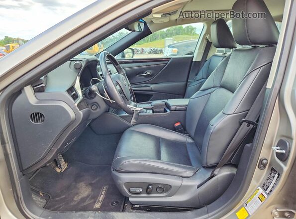 58ABZ1B11KU048696 2019 LEXUS ES Tan Vista interior delantera