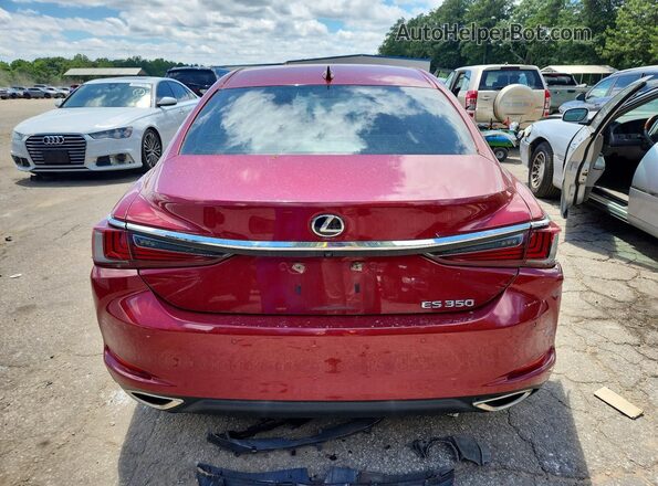 58ABZ1B14KU014221 2019 LEXUS ES Red Rear view