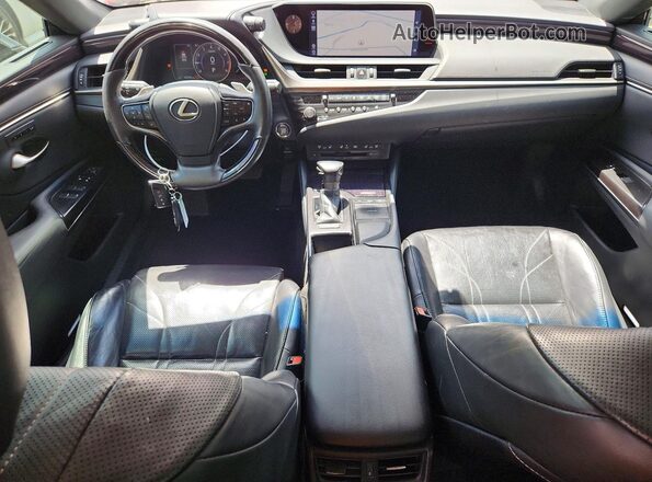 58ABZ1B14KU014221 2019 LEXUS ES Red Dashboard view