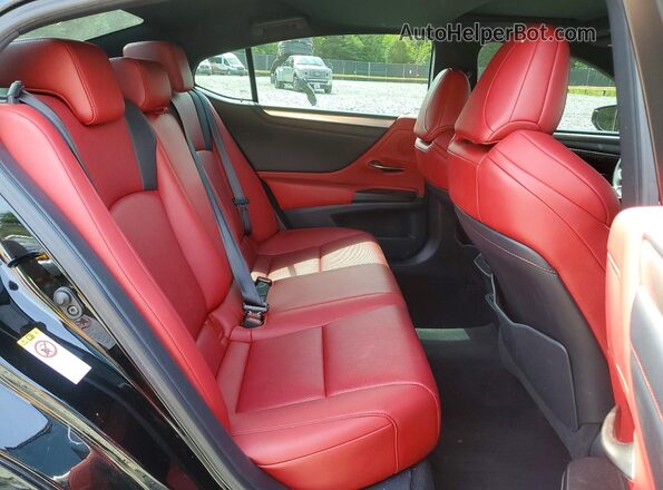 58ABZ1B14KU014414 2019 LEXUS ES Black Вид задніх сидінь