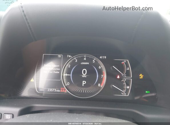 58ABZ1B14KU021914 2019 LEXUS ES 350 Red Rear seats view