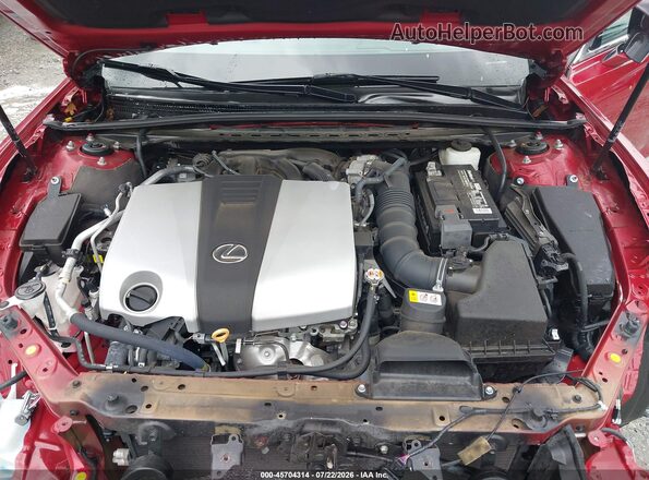 58ABZ1B14KU021914 2019 LEXUS ES 350 Red Rear view