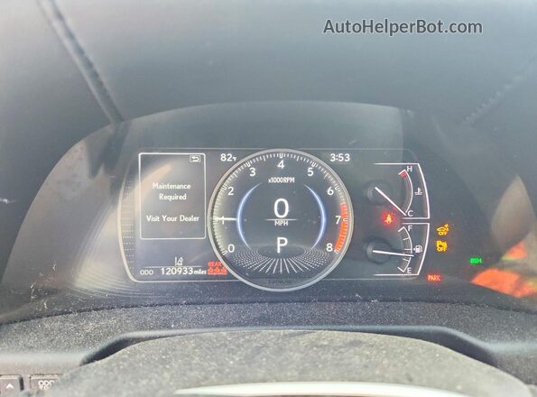 58ABZ1B14KU041371 2019 LEXUS ES Black ხელსაწყოთა პანელის ხედი