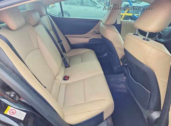 58ABZ1B14KU041371 2019 LEXUS ES Black უკანა სავარძლების ხედი