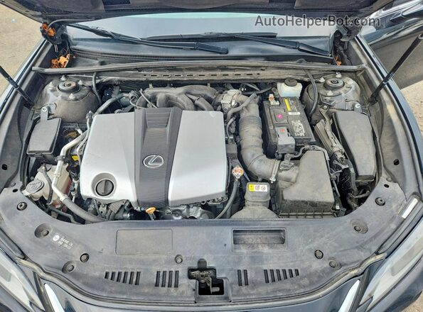 58ABZ1B14KU041371 2019 LEXUS ES Black უკანა სალონის ხედი