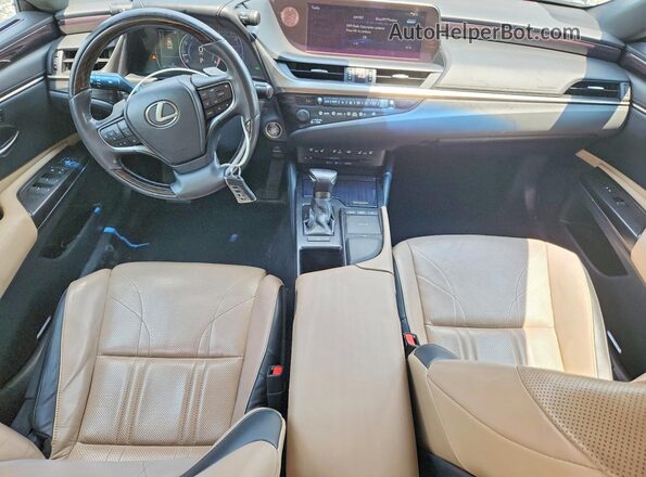 58ABZ1B15KU006824 2019 LEXUS ES Blue Вид панелі приладів